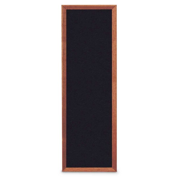 Slim Style Indoor Enclosed Corkboard, 24", UVRDS23SBH-BRONZE-RUBBER